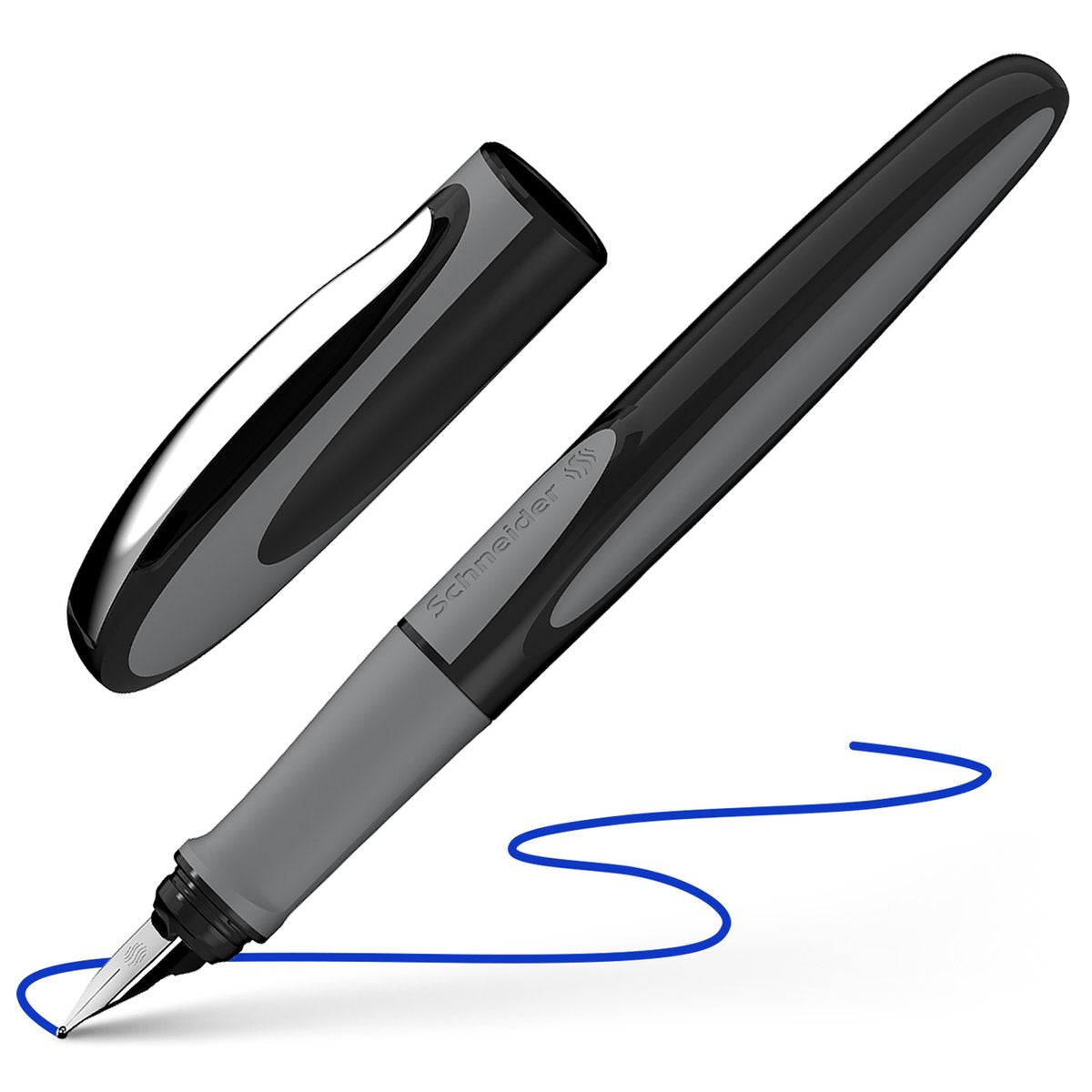 Schneider Stationery Schneider Füllfederhalter – Ray – Feder M – Onyx – Rechtshänder – S-168207