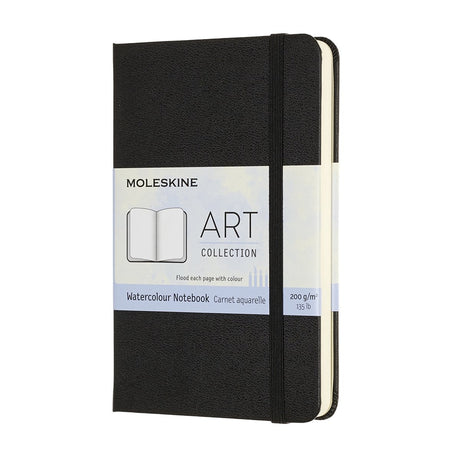 Moleskine Art Aquarell-Notizbuch – Tasche – Hardcover – Schwarz