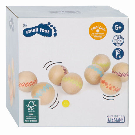 Kleiner Fuß - Holz Jeu de Boules, 9dlg.