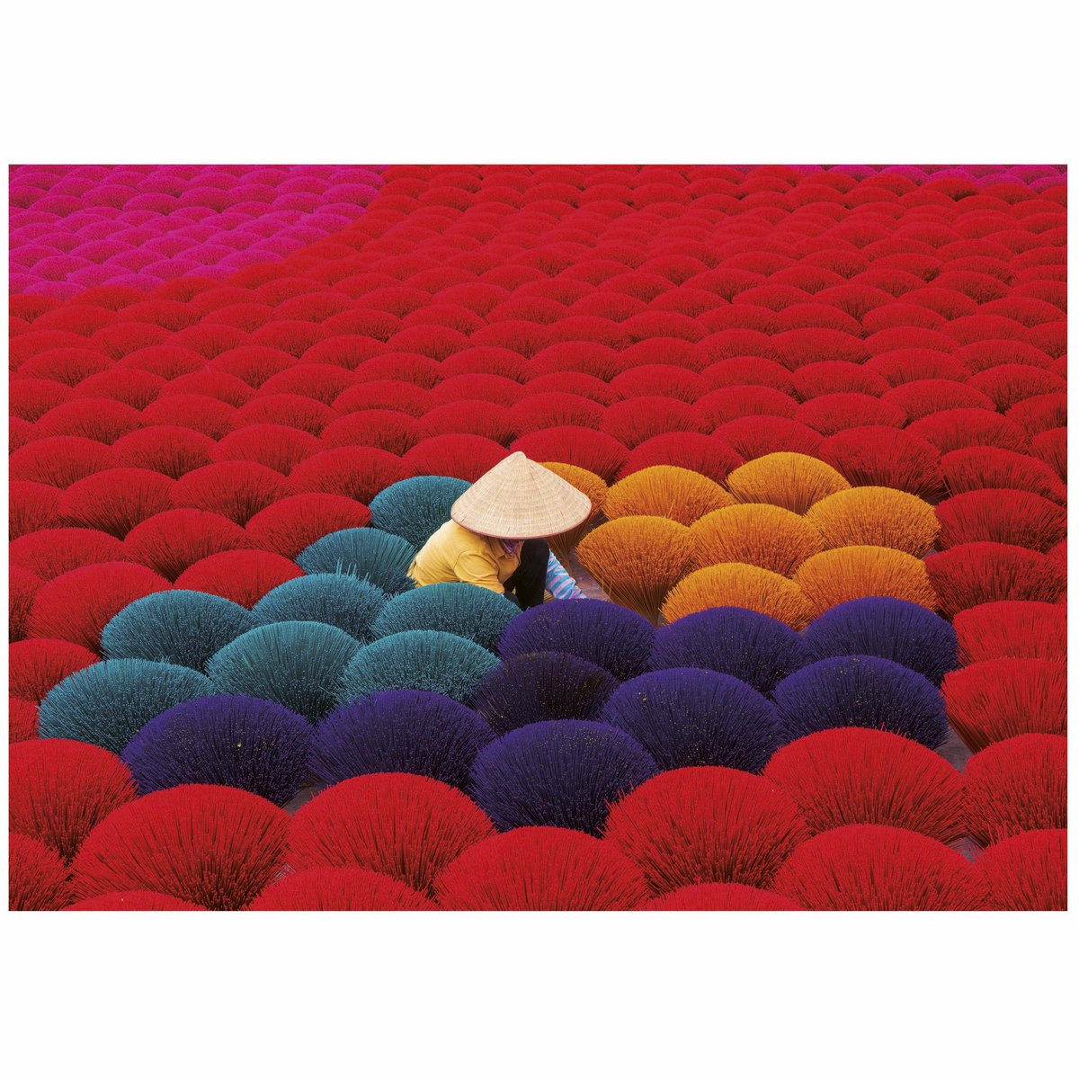 Educa Puzzle Weihrauchdorf Vietnam 1000 Teile bunt.