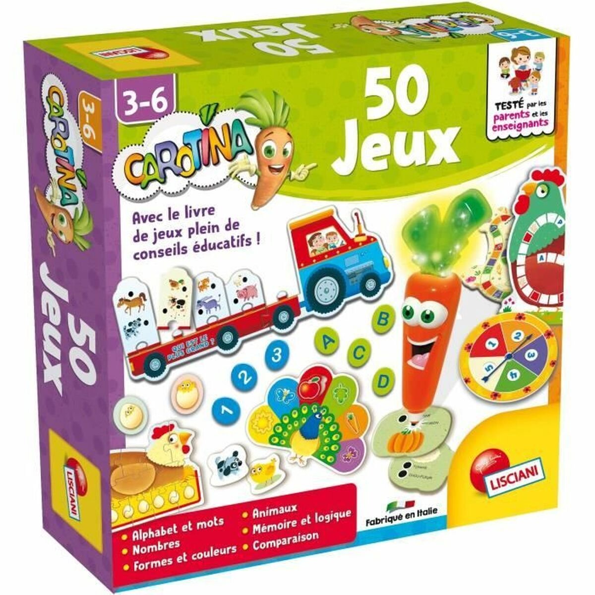Lisciani Carotina Labor 50 Spiele