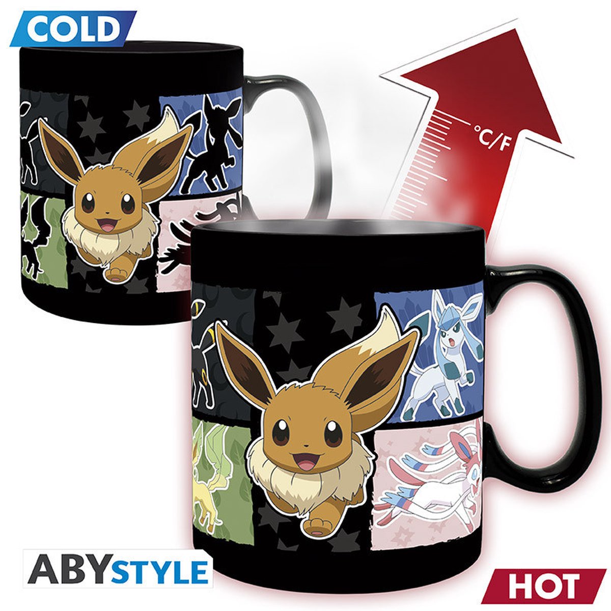 Aby Style Pokemon großer Eevee-Hitzewechsel-Becher