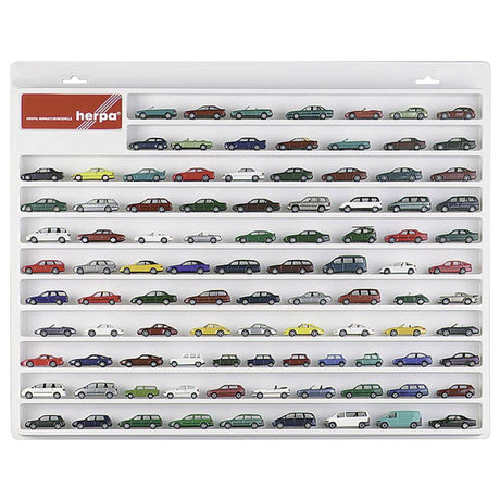 Herpa Vitrine für PKW (weiß)
