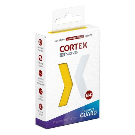 Ultimate Guard Cortex-Ärmel, japanische Größe (60) – gelb