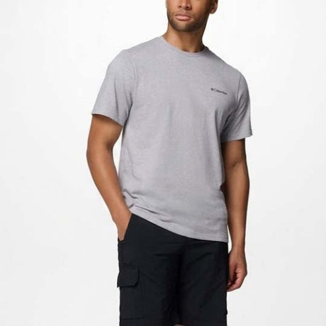 Columbia csc™ Outdoor Back Graphic Tee Herren-Outdoor-Shirt – Shale Purple, Scoped View