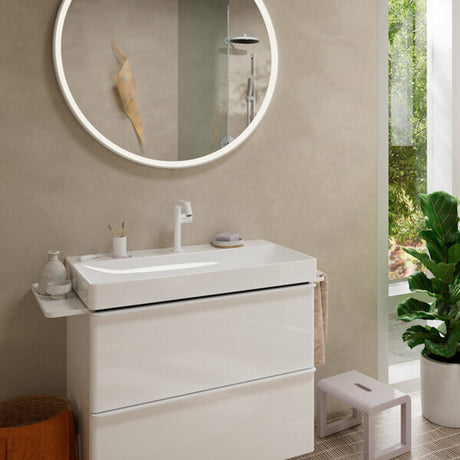 Hansgrohe tecturis s – Waschtischarmatur – Einhebelbedienung – Kaltstart energiesparend – mit Ablassschraube – Größe 150 mm – Chrom