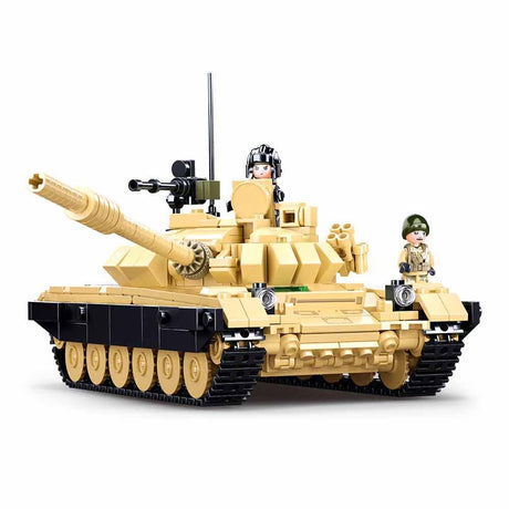 Sluban Modellsteine Kampfpanzer T-72B3 Konstruktionsspielzeug – Konstruktionsspielzeug Modellbau – Baukasten mit 770 Bausteinen – M38-B1011 ab 8 Jahren