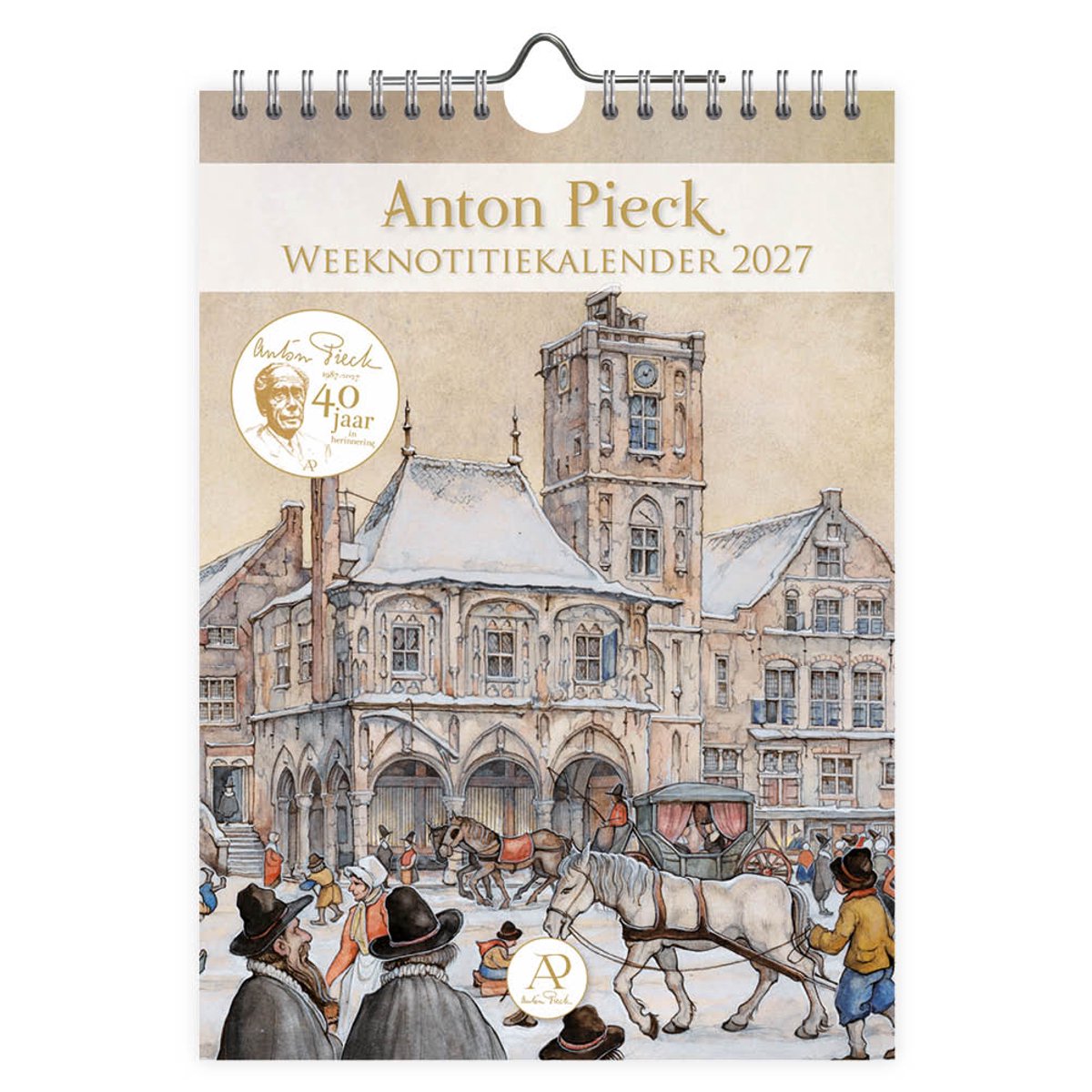 Comello anton pieck weeknotitiekalender 2027 stadhuis amsterdam