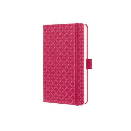 Sigel – Notizbuch – Jolie Flair – A6 – Hardcover – 174 Seiten – Linie – 80-Gramm-Papier – Fuchsia-Pink – Si-JN104
