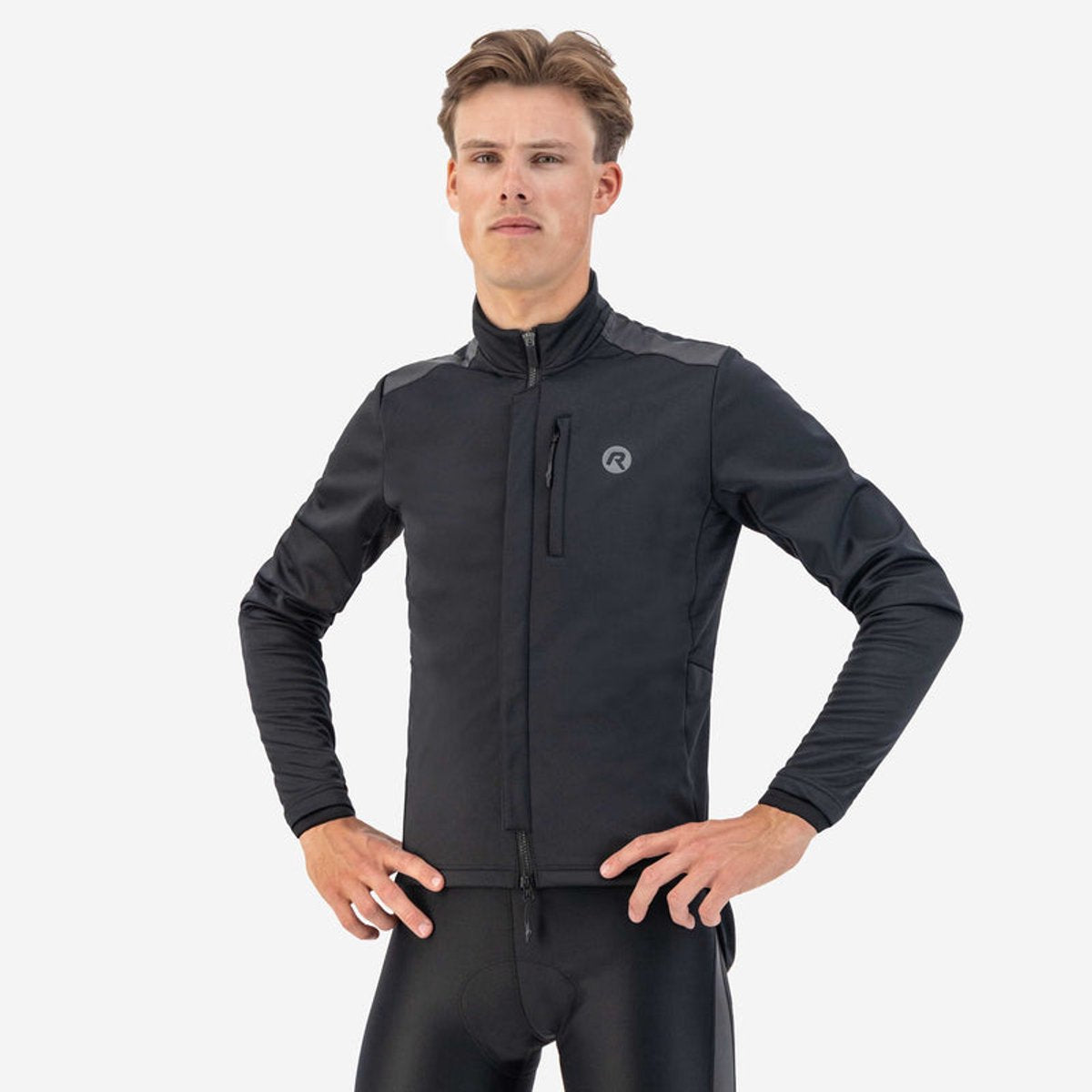 Rogelli deep winter fietsjack winter - heren - zwart - maat m
