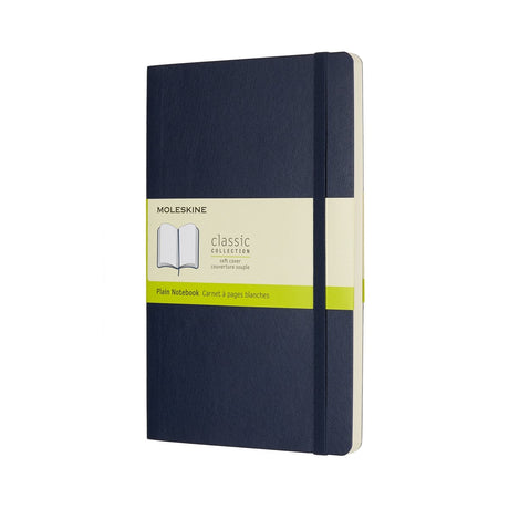 Klassisches Moleskine-Notizbuch – groß – Softcover – leer – Saphirblau