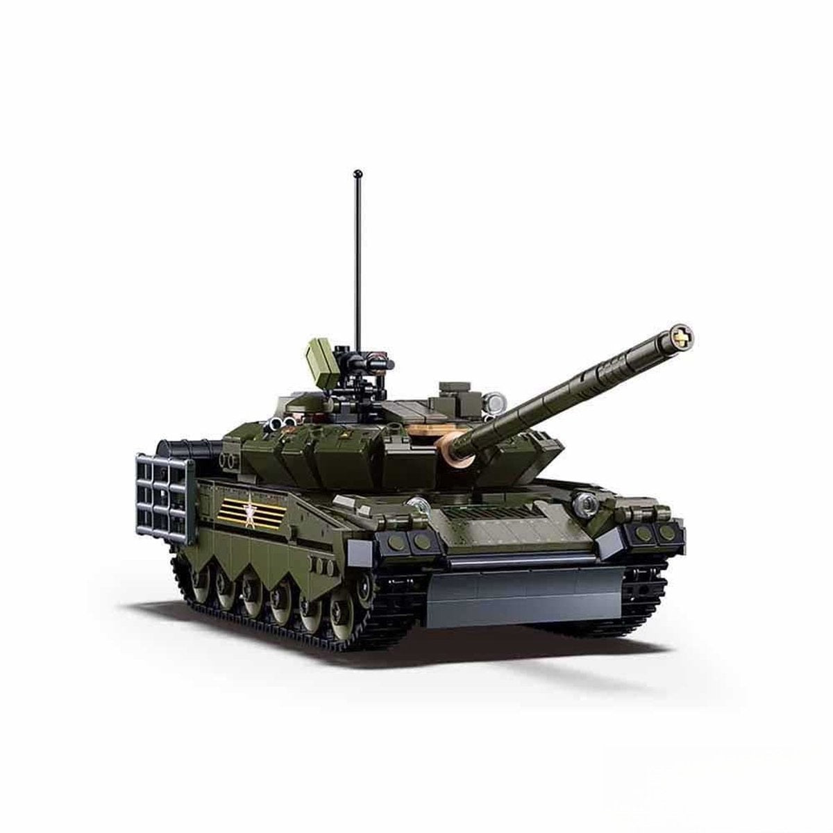 Sluban Modelbricks T‑80BVMS Panzerbauspielzeug – Konstruktionsspielzeug Modellbau – Baukasten mit 798 Bausteinen – M38-B1178 – ab 10 Jahren