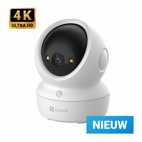 Ezviz h6c 4K-Überwachungskamera für den Innenbereich – 360° Schwenk-/Neigefunktion – Nachtmodus – Menschenerkennung – Haustierkamera – Petcam – Bewegungs- und Geräuscherkennung – Zwei-Wege-Audio – keine monatlichen Kosten