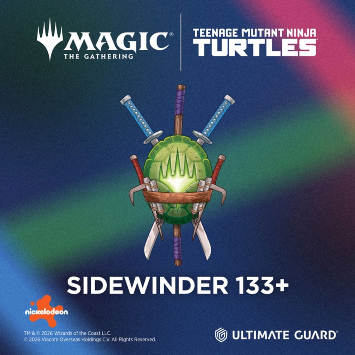 Ultimate Guard Sidewinder 133+ Xenoskin Magic: The Gathering | Teenage Mutant Ninja Turtles – Lean Mean Green