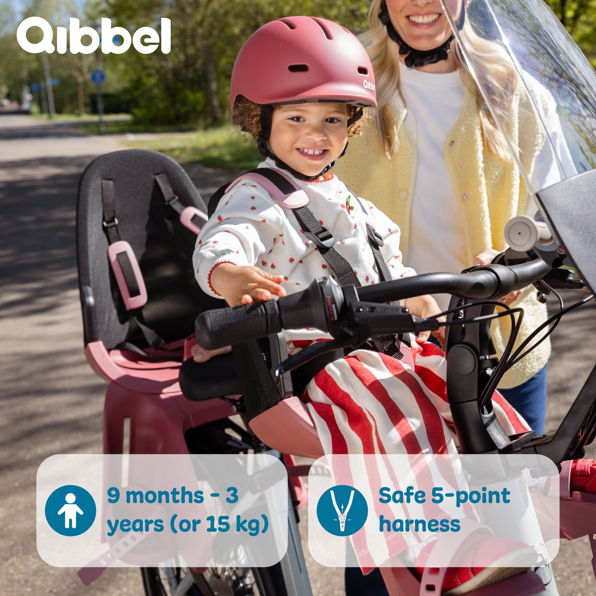 Qibbel Air Vordersitz grau schräg silber q860