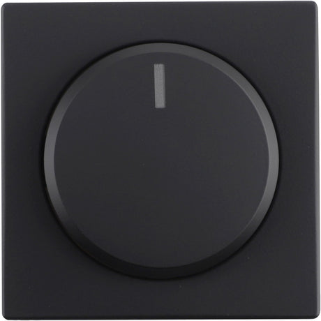 Busch-jaeger - zwarte dimmerknop - future linear - centraalplaat dimmer