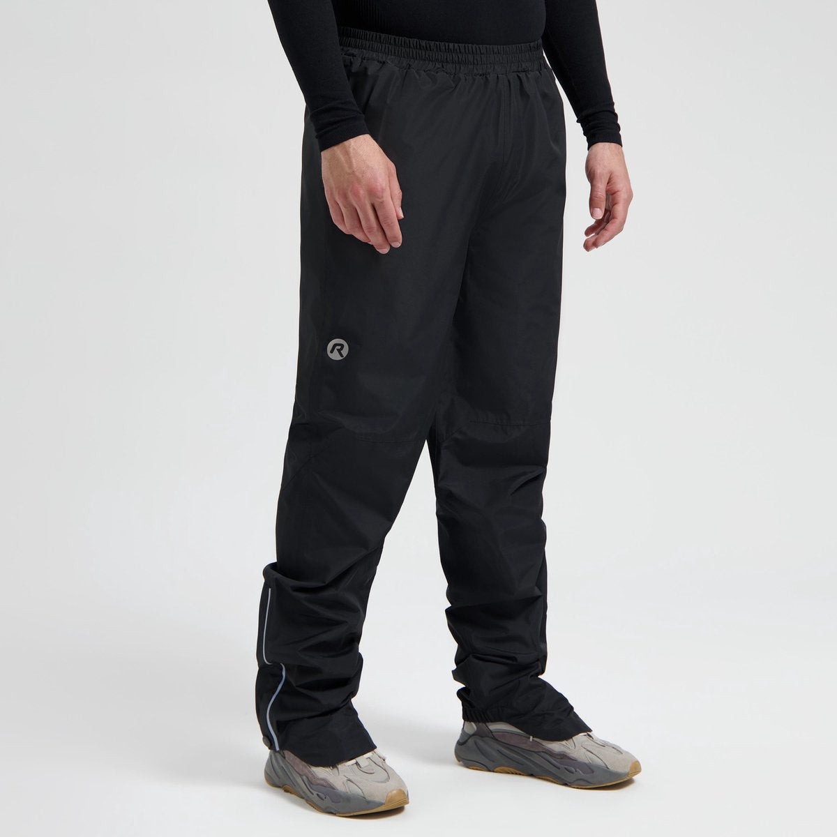 Rogelli commuter essential regenbroek - unisex - zwart - 3xl
