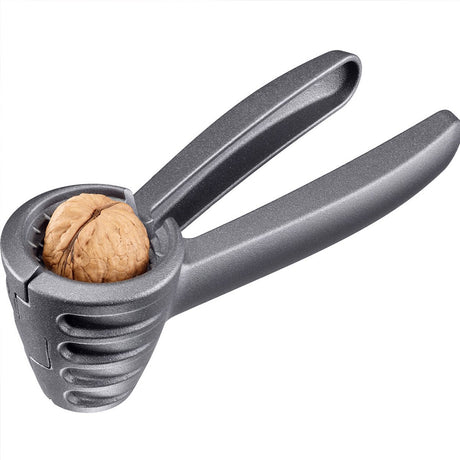 Westmark Nussknacker nussprofi – stabiler Nussknacker für Walnüsse, Paranüsse und Haselnüsse, einfache Handhabung, inkl. clamp to keep the tongs together - aluminum