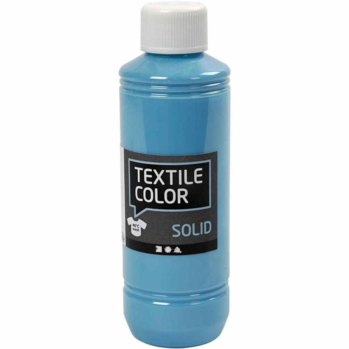 Kreativfirma Textilfarbe abdecken Textilfarbe - türkisblau, 250 ml