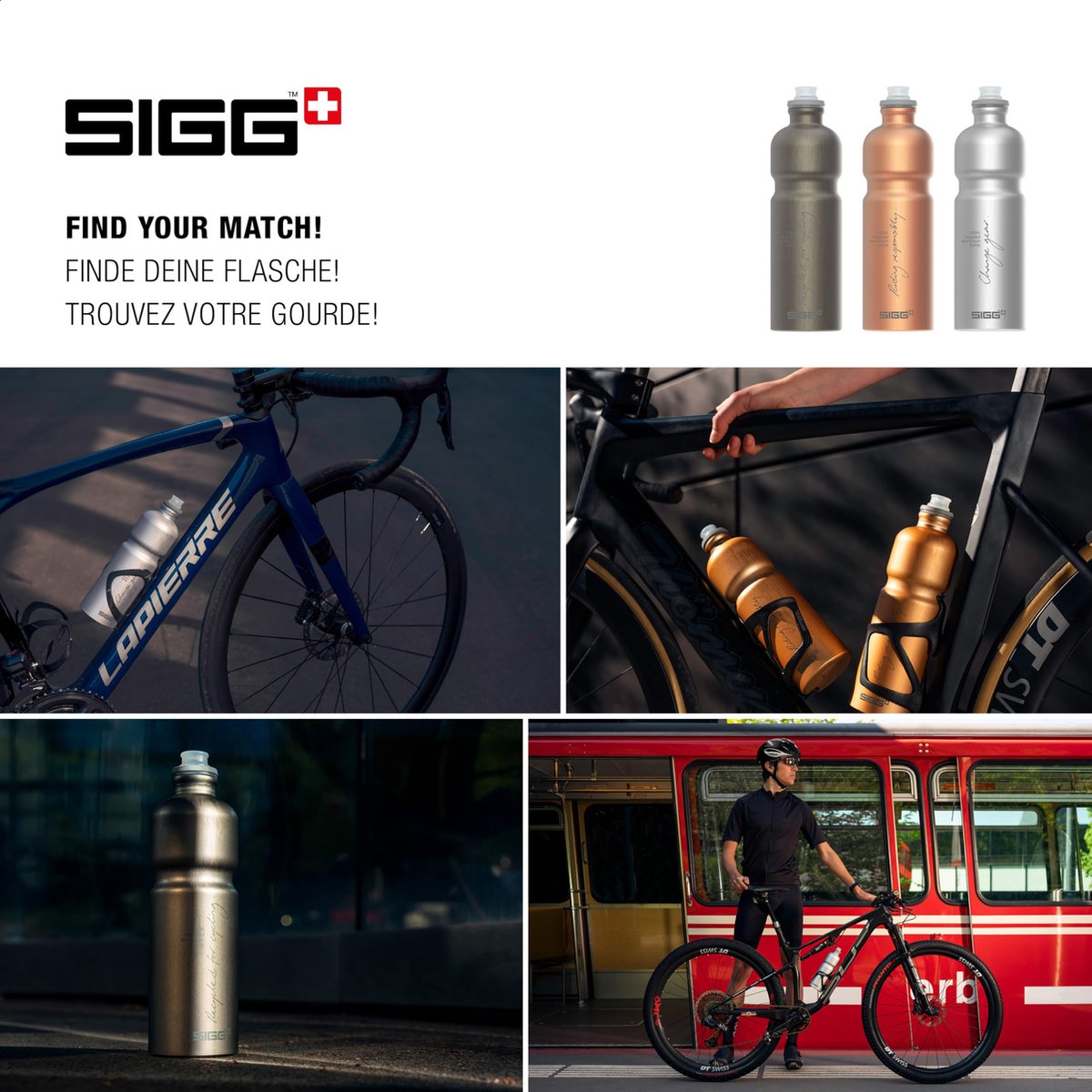 Sigg | move myplanet 0,75l rauchperle | Trinkflasche aus Aluminium