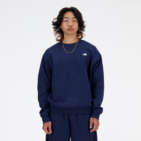 New Balance Sport Essentials Fleece Crew Herrenpullover – Marineblau
