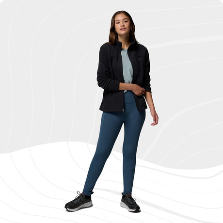 Columbia Fast Trek™ II Jacke Fleeceweste – Fleeceweste für Damen – Outdoorweste – Schwarz – Größe XL