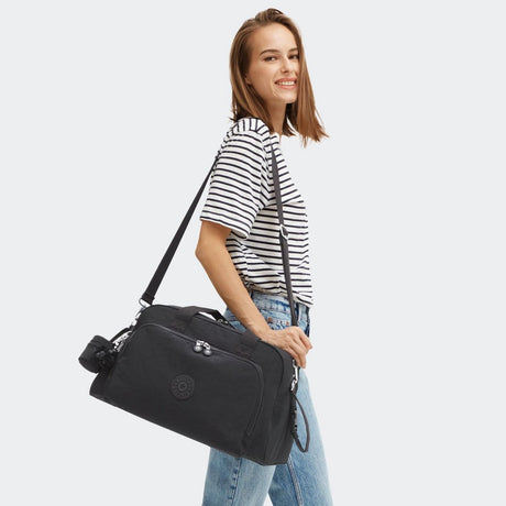 Kipling Wickeltasche Basic Camama Babybag Schwarz Noir Schwarz