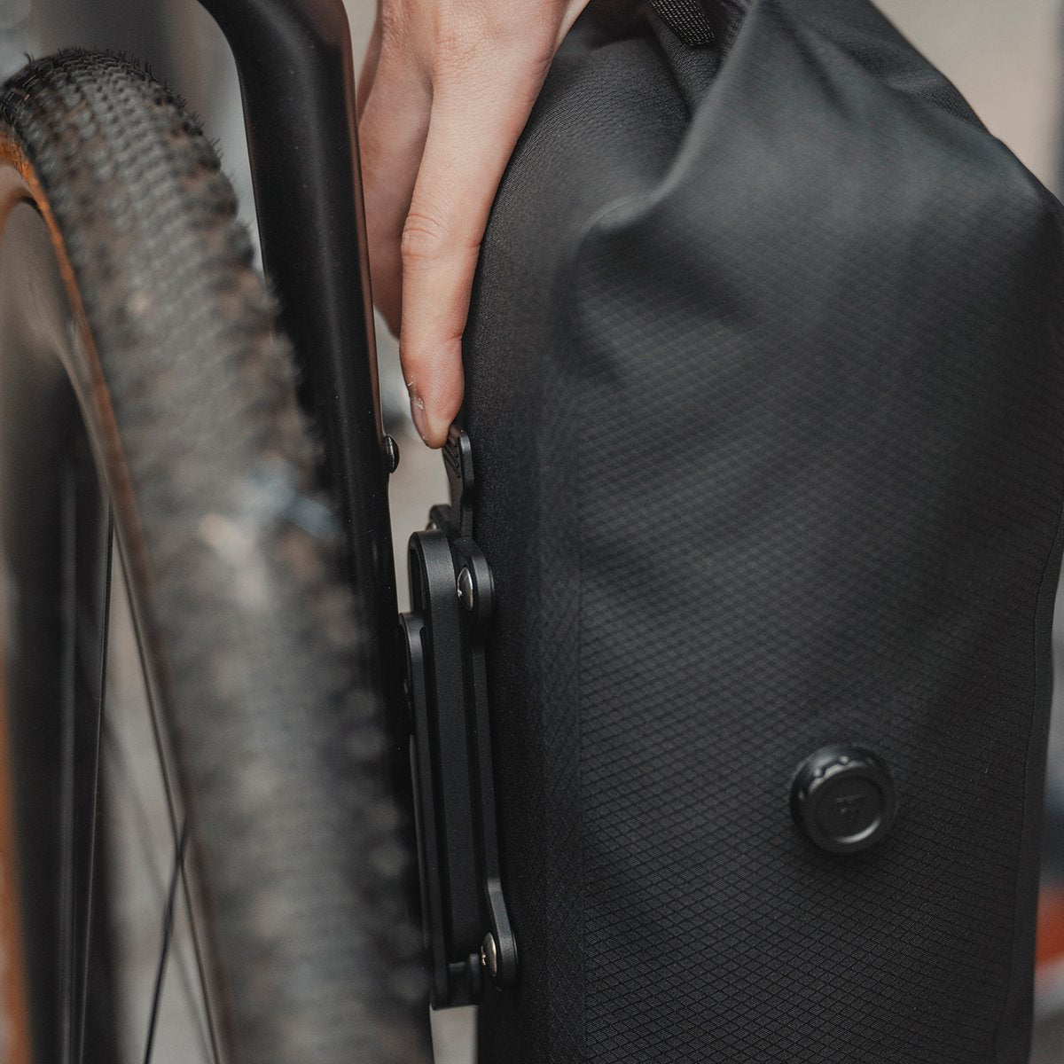 Topeak QR-Gabel-Drybag zum Anschrauben – 5,8 l – schwarz
