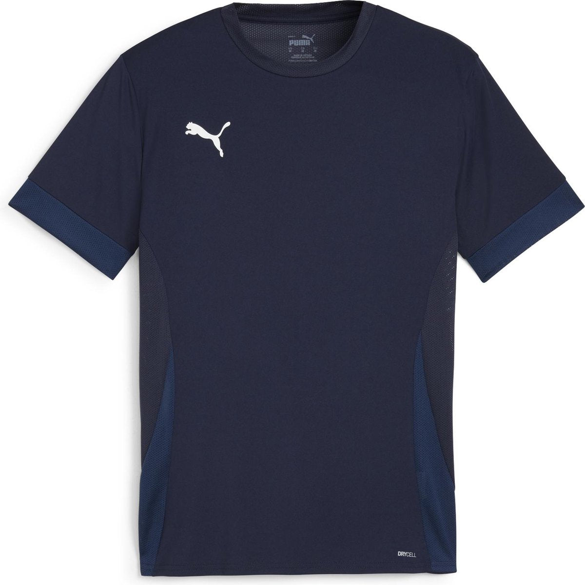 Puma Teamgoal Matchday Jersey Herren-Sportshirt – Marineblau-Weiß-Persischblau