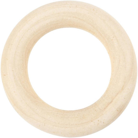 Creativ Company Ring Holz, D 35 mm, 8 Stück, 1 Box