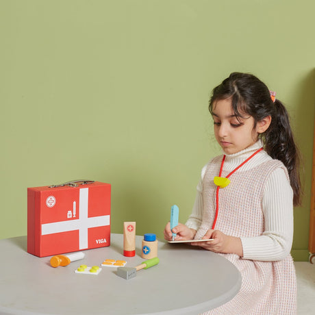 Vigatoys Viga Toys – Arzt-Set für den Koffer