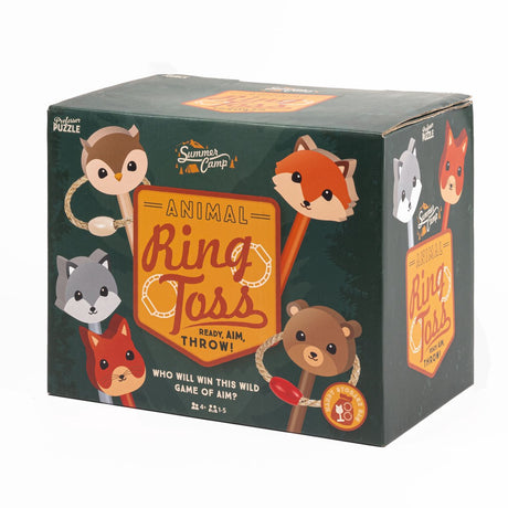 Professor Puzzle Tier Ringwurf - Brettspiel - Englisch -