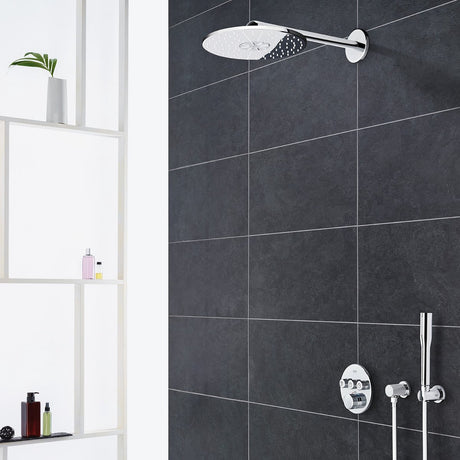 Grohe Rainshower 310 Smartactive Kopfbrause-Set – 31 cm Kopfbrause – 2 Düsen – Chrom