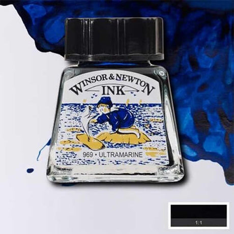 Winsor Newton Zeichentinte Ultramarin 14ml
