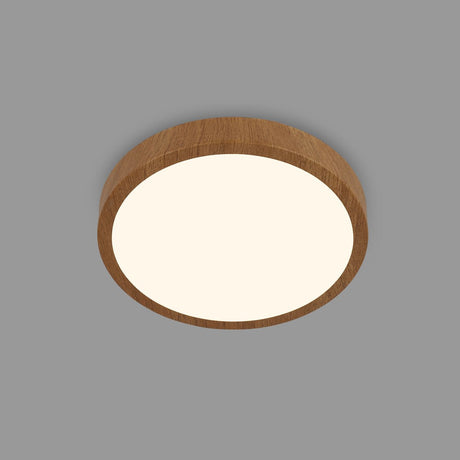 Briloner – LED-Deckenleuchte – Deckenleuchte mit Holzoptik – 3.000 K warmweißes Licht – 24 W – ø38 cm