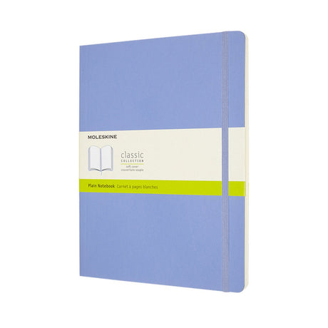 Klassisches Moleskine-Notizbuch – extra groß – Softcover – leer – Hortensienblau