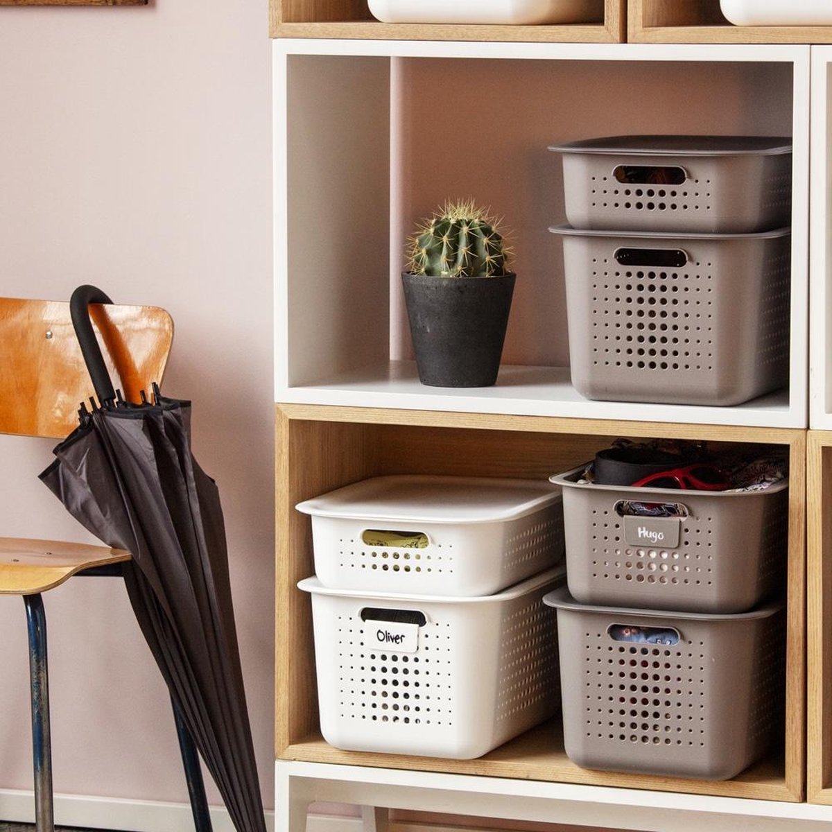 Smartstore - Korbdeckel Bambus - Bambus - Braun