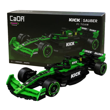 Jamara Konstruktionsspielzeug – 402861 – Cada-Steine – Kick Sauber F1® Team C44 – Formel-1-Auto-Baustein-Set – 1:24