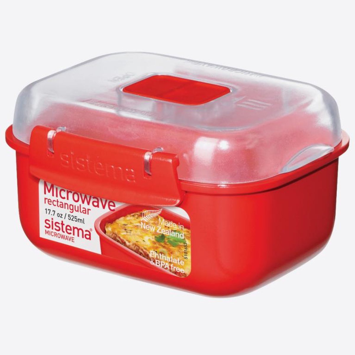 Sistema Mikrowellen-Mikrowellenbehälter – rechteckige Schüssel – 525 ml