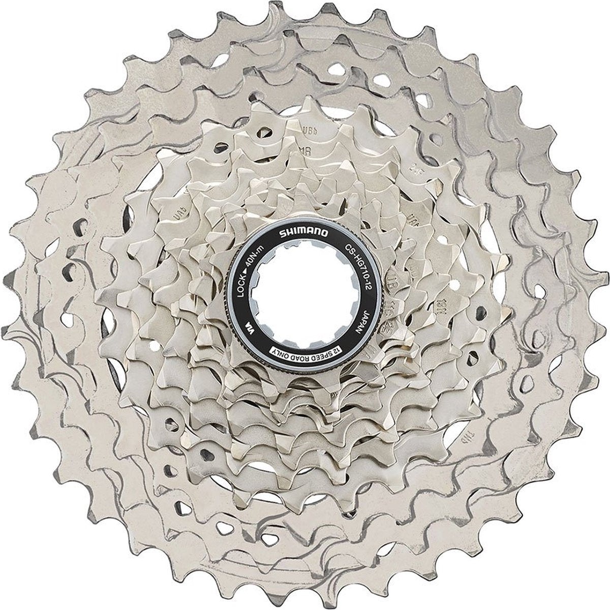 Shimano CS-HG710 12-Gang-Kassette Silber