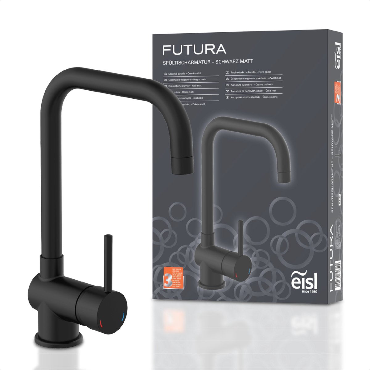 Eisl Futura Küchenarmatur - Mischbatterie - Schwarz