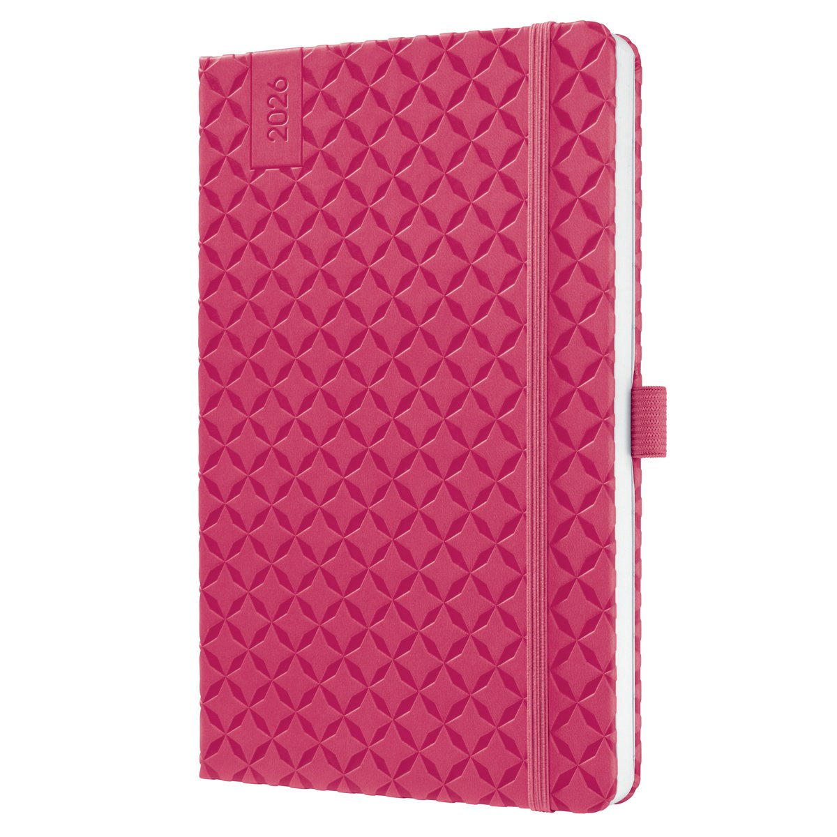 Sigel weekagenda flair 2026 - formaat a5 - fuchsia pink - hardcover - si-j6105