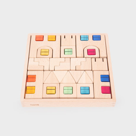 Tickit ® houten edelsteen blokken