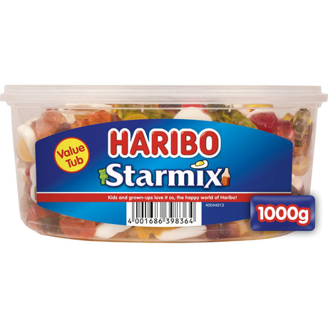 Haribo Starmix – Bonbonmischung in Fruchtgeschmack – 1 kg Silo