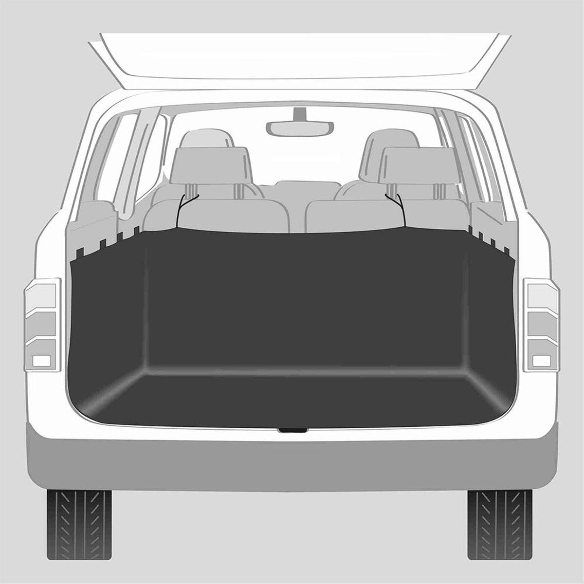 Trixie Auto Hundedecke Kofferraum schwarz