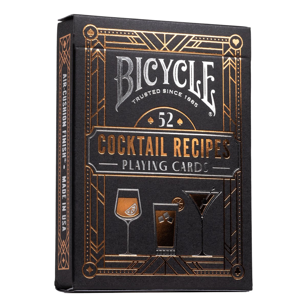 Bicycle-Cocktail-Rezepte – 52 Premium-Spielkarten 52 Cocktail-Rezepte – Kreativ – Poker – Sammlerstück