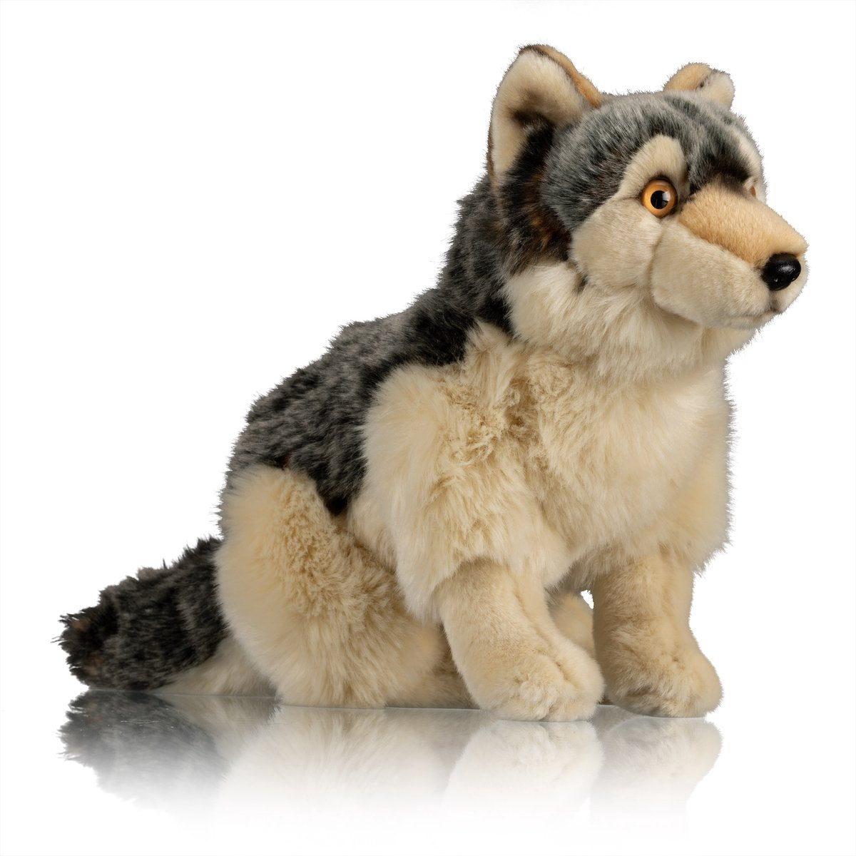 Freek Spark x Bresser - Stofftier - Bowie der Wolf - gefüllt mit recyceltem Material