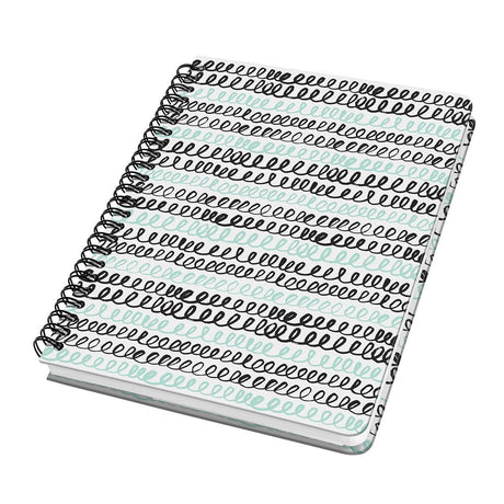 Sigel – Spiralnotizbuch – Jolie – A5 – Hardcover – 120 Seiten – 100-Gramm-Papier – Punkte – Curly Mint – Si-JN622