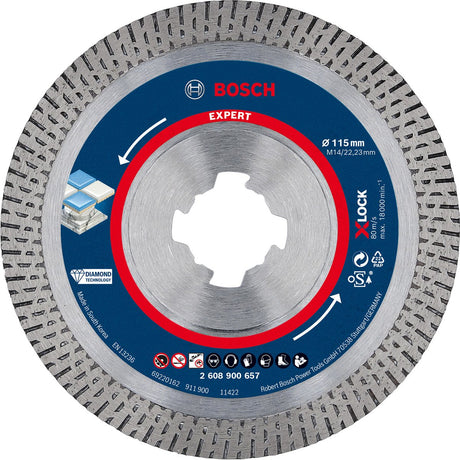 Bosch Expert Hartkeramik X-Lock Diamant-Trennscheiben 115 x ...