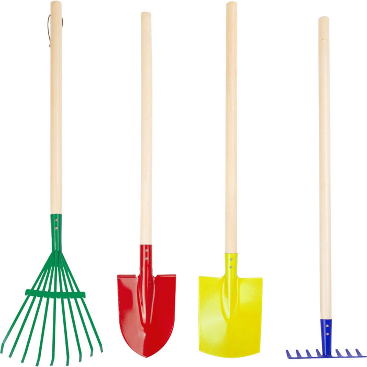Kleiner Fuß - Holzkindergartenwerkzeuge, 4dlg.